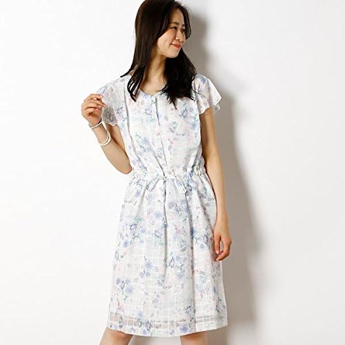 Amazon Co Jp カールパークレーン Karl Park Lane 小花プリントvあきワンピース 75ブルー 11 L 服 ファッション小物