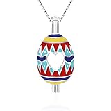 LGSY Colorful Egg Cage Pendants for Pearl Jewelry