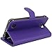 LG Fiesta LTE Case, LG X Charge Case, LG X Power 2 Case, TAURI [Stand Feature] Wallet [PU Leather] Protective Case Flip Cover for LG Fiesta LTE/LG X Charge/LG X Power 2 - Purple