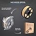Real Wood PLA 3D Printer Filament，Wood Filament 1.75 mm,1KG(2.2LBS) Spool, Dimensional Accuracy +/- 0.02 mm,Wood Filament