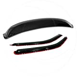 LT Sport Custom Fit 05-10 Scion tC Side Window Visor Moonroof Wind Deflector Vent Combo