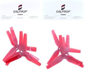 8 PCS. DAL PROP T5044 (5 x 4.4 x 3) Tri Blade. Red (4 CW, 4 CCW)
