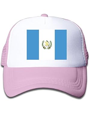 Guatemala Flag Boy & Girl Grid Baseball Caps Adjustable sunshade Hat For Children