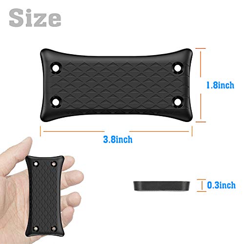 2-Pack Gun Magnet Mount, 50 Lbs Rating,Rubber Coated Gun Holder for Pistol, Handgun, Shotgun, Rifles, Revolvers, Safe, Hunting, Firearm Accessories, Using in Car, Truck, Wall, Desk, Vehicle and Home - Thumbnail 5