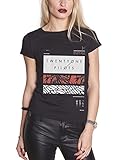 21 Twenty One Pilots T Shirt Filler Bars Clique Logo Official Womens Junior Fit