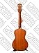 Luna Mahogany Concert Ukulele with Lizard Design, UKE MO MAH, Bag, FREE Aquila
