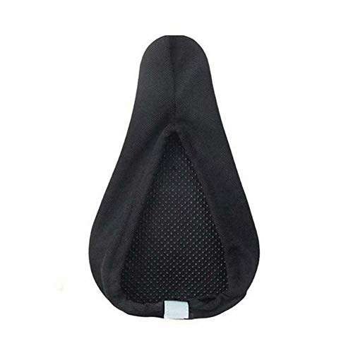 AHUIM Mountain Bike Bicycle Cycling 3D Comfort Saddle Cushion Seat Cover Pad Mat Black