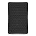 Fintie Silicone Case for All-New Amazon Fire HD 10 Tablet (7th Generation, 2017 Release) - [Honey Comb Series] [Kids Friendly] Light Weight Shock Proof Back Cover for Fire HD 10.1" Tablet, Black primary