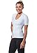 ALIGNMED Posture Shirt 2.0 Zipper for Women - White, X-Large