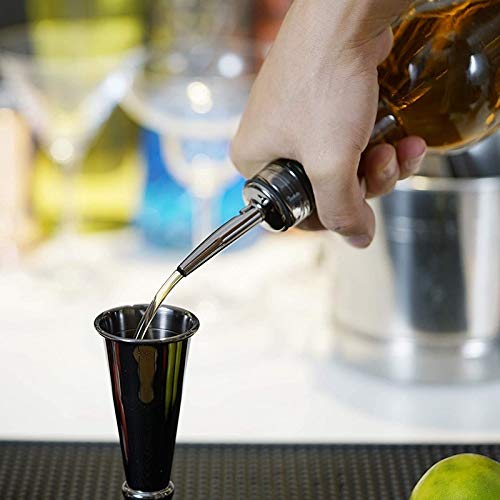 JJZXD Bartender KIT-Edelstahl Bartender-Werkzeuge mit Mischglas, Barlöffel, Sieb Cocktail Shaker Set – Bild 8