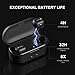 Wireless Earbuds Bluetooth Headphones, Bluetooth 5.0 Headphones IPX7 Waterproof Auto Pairing Noise Cancelling 6D Stereo Sound Wireless Sport Earbuds with Portable Charging Case