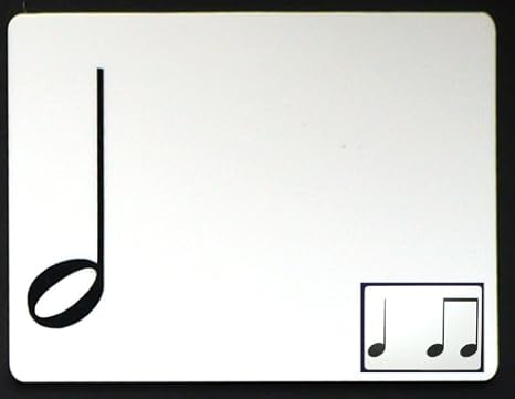 Amazon 深町元子先生の音符カード アクリル製 2分音符 4分音符8分音符8分音符 楽器玩具 おもちゃ