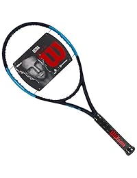 Wilson Ultra 105S CV (compensador) azul negro Extendido raqueta de tenis raqueta entrelazadas con colores cadena personalizada