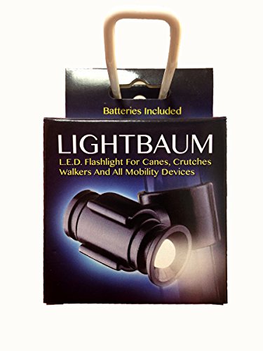 LightBaum- Adjustable LED Flashlight for Crutches, Canes, Walkers (Universal tube mount) - Thumbnail 7