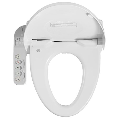 Cascadia Smart Toilet Seat with Arm Control Panel by Pacific Bay - Features Bidet, Instant Heating Water, a Heated Seat, Multiple Cleaning Settings, a Heated Dryer, and a Deodorizer - NEW 2019 Model