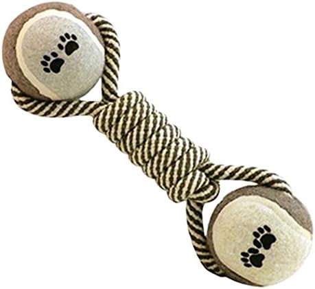 Dumbbell Rope Tennis Pet Chew Toy Puppy Dog Toy Clean Teeth Training Tool Toys