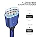 USB C to USB 3.1 Magnetic Cable CONMDEX 3A 5Gbps Fast Charge Braided Nylon Strong Magnets USB C Cable for Samsung Galaxy Note 8/S8 Plus, ChromeBook Pixel,Nintendo Switch(3.3ft,Blue)