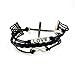 CAETLE® Vintage Silver Cross Bracelet Infinity Love Black Leather Rope Infinite Bangle