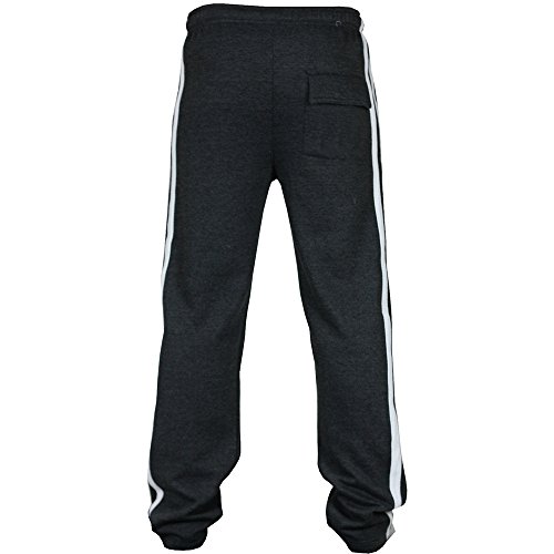 Men's Sport Jogging Fitness Trousers Loose Sweatpants Drawstring Pant Black
