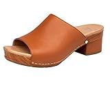 Dansko Women's Maci Sandal Camel Full Grain Size 40 EU (9.5-10 M US Women)