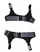 MDLG 2pcs 6 Colors Sexy Double Clip Thick Thin Women Men Sock Garter Suspender Costume Cosplay Accessories