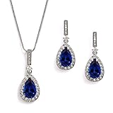 Mariell Bridal Wedding Necklace and Earring