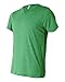 BELLA+CANVAS 3415 Unisex Triblend Short Sleeve V-Neck Tee - Green Triblend44; Large