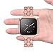 TOYOUTHS Metal Link Compatible with Fitbit Versa 2 Watch Band/Versa Lite/Versa Bands for Women Stylish Dressy Strap Bracelet Replacement Wristbands Accessories for Versa 2 Special Edition, Rose Gold