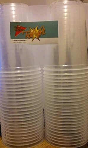 TWILIGHT PARTIES 32-Ounce, Airtight Deli Food Storage Containers with LIDS - 25 PACK