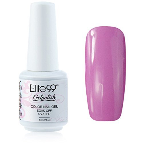 Elite99 Gelpolish Soak-off Gel Nail Polish UV LED Nail Art MediumOrchid 8ml 1410-MediumOrchid