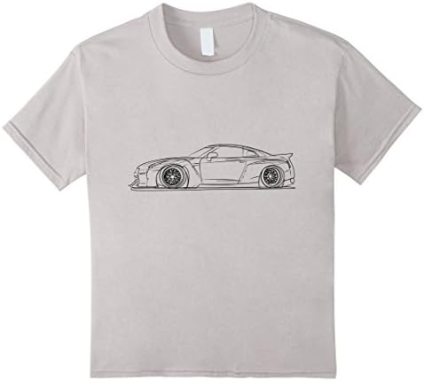 Kids Rocket Bunny GTR / Skyline GT-R T-Shirt 10 Silver