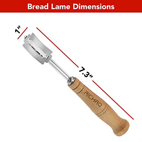 Richro Premium Bread Lame Cutter Bakers Scoring Knife Slashing Tool