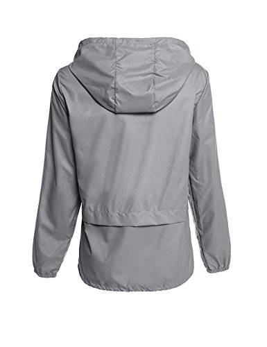 image for Kikibell Waterproof Raincoat, Women's Lightweight Hooded Raincoat Wate