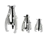 ABN 3-Jaw Gear Puller Set - 3in, 4in, and 6in Removal Tool Kit for Slide Gears, Pulley, and Flywheel