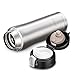 LifeSky Stainless Steel Insulated Travel Coffee Mug, 16 oz (16oz, Black Lid)