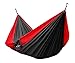 YAKOUTFITTERS Camping Hammock - Ultralight Portable Nylon Parachute Hammocks for Backpacking, Travel, Camping, Beach, Aluminum Wiregate Carabiners Included