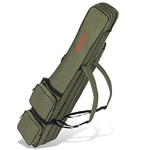 Arapaima Fishing Equipment® Allround Canne à Pêche Avec 3 Compartiments Intérieurs | Rod Bag | Sac De Transport De Pêche
