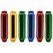 EzSos Magnetic Chalk Holder, Dustless Double Spring Chalk Pen Holder, Auto-adjust Chalk Clip, Chalkboard Accessories for Student Teacher Classroom Teaching, 6 Pcs/Pack