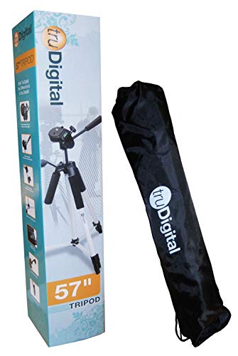 Tru Digital 57" Camera Tripod With Deluxe Tripod Carrying Case For Digital Cameras & Camcorders (Certified Refurbished)