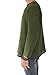 Men's Green T-Shirt 100% Cotton Thai Hippie Shirt V-Neck Beach Yoga Top (X-Large, Green)