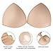 Silicone Bra Pads,SAOYA Lift Breast Inserts Breathable Push Up Sticky Bra Cups for women (4 Pairs-Beige, A/B-Cup)
