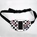 LABANCA Fashion Fanny Pack Plaid Printed Rave Bag Beach Bum Bag Leisure Waist Bag Cell Phone Purse Bag