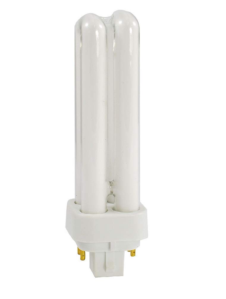 Merriway BH07416 (5 Pcs) Energy Saving CFL G24Q Compact Lamps, Double Tube with 4-Pin Base, 13W Cool White - Pack of 5 Pieces