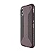 Speck Products Compatible Phone Case for Apple iPhone Xs and iPhone X, Presidio Grip Case, Fig Purple/Ochre Black