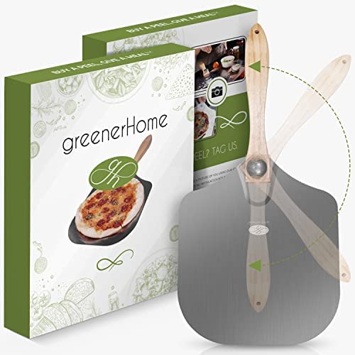 Greenerhome pizza peel Paddle Spatula Metal Premium Stainless