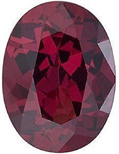 Natural 2.63 Carats 10X8 MM AAA Rhodolite Oval-Cut (1 PC) Loose Gemstone