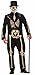 Forum Novelties mens Skeleton Suit Formal Attire With Jacket and Pants Party Supplies, Black/White, Large US