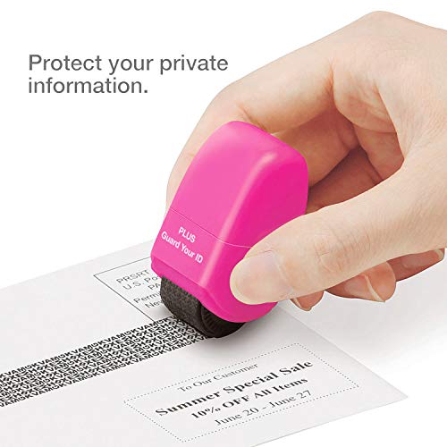 Guard Your ID Mini Roller Identity Theft Prevention Security Stamp 4 Piece Kit (38138) - //coolthings.us