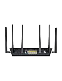 ASUS RT AC3200 Router Gigabit inalámbrico tri correa, Negro