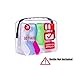 TSA Approved Airline Clear Travel Toiletry Bag transparent Quart for men women